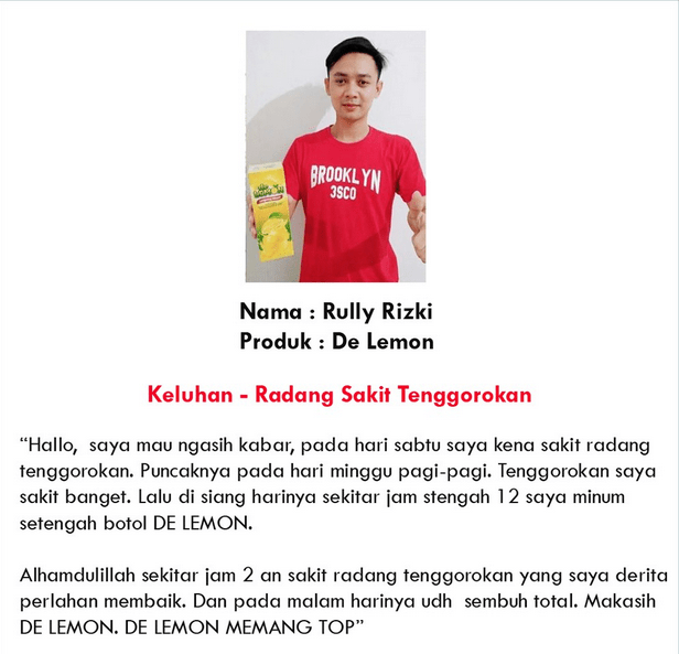 Lemon MIX - Sari Lemon Organik dan Madu Royal Jelly