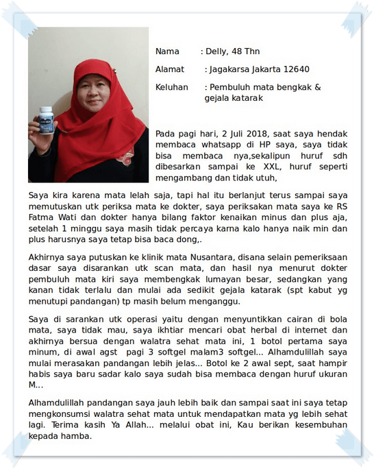 Obat Glaukoma Alami Tanpa Operas